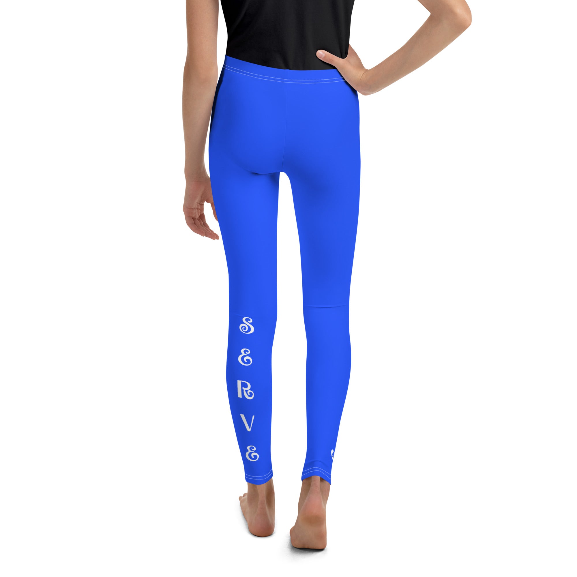 MKV Youth Leggings in Azure Radiance